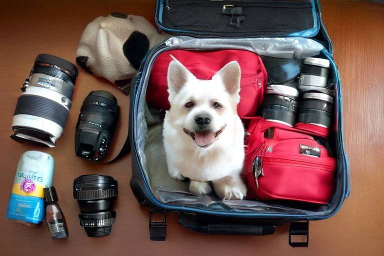 Traveling with Pets - How to Pack Light
