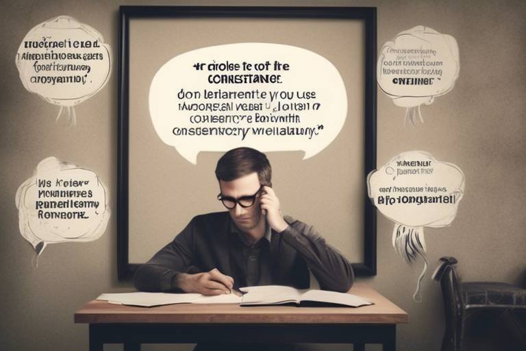 The Role of Consistency in Behavioral Changes