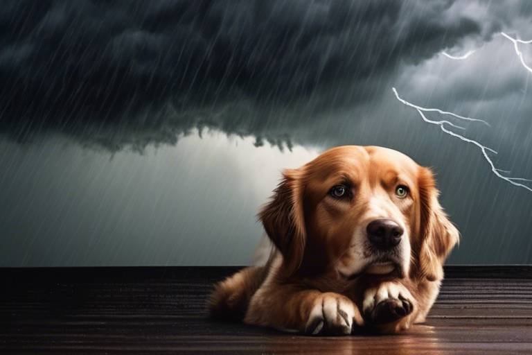 How to Address Anxiety in Pets During Storms