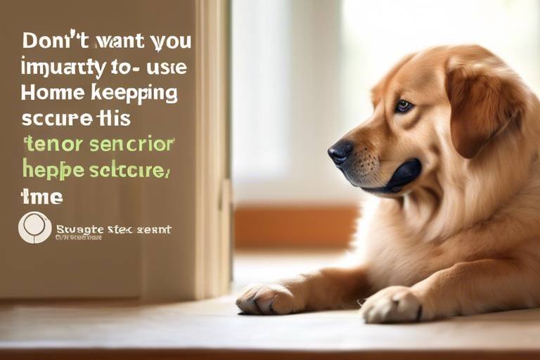 Senior Pet Safety - Keeping Your Home Secure