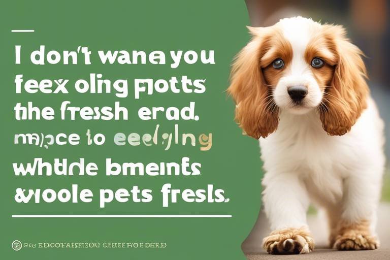 The Benefits of Feeding Pets Fresh, Whole Foods