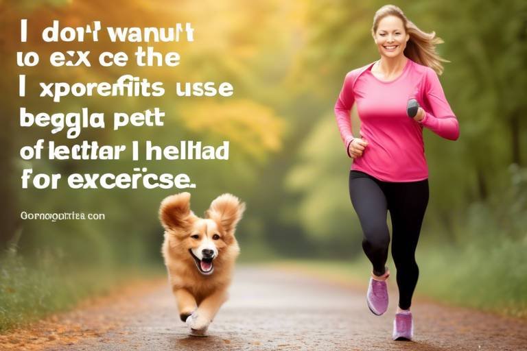The Benefits of Regular Exercise for Pet Health
