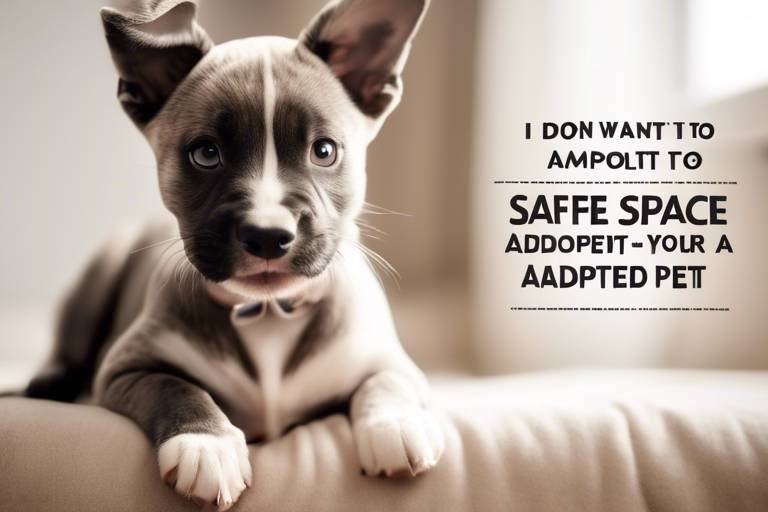 How to Create a Safe Space for Your Adopted Pet