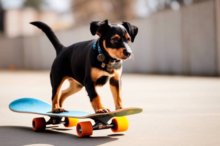 How to Teach Your Dog to Skateboard