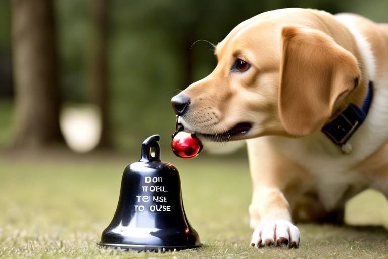Tips for Training Your Dog to Use a Bell to Go Outside
