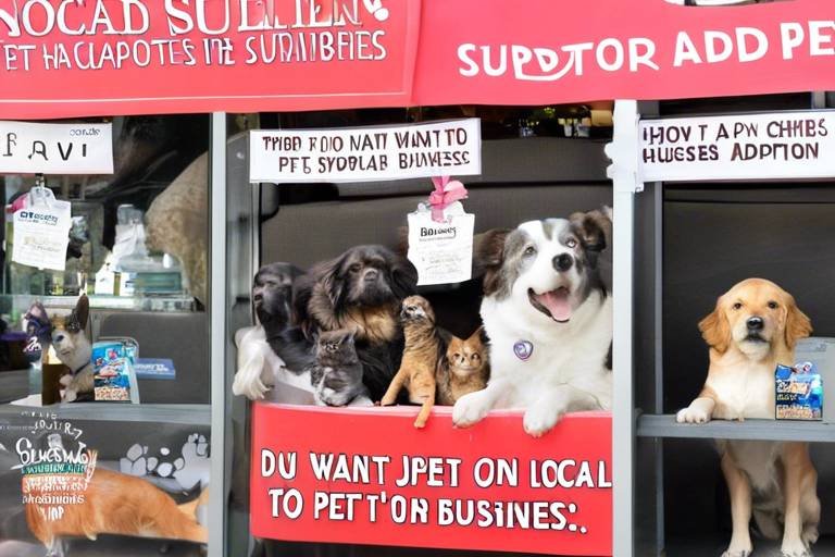 How to Encourage Local Businesses to Support Pet Adoption