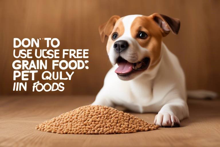 How to Spot Quality in Grain-Free Pet Foods