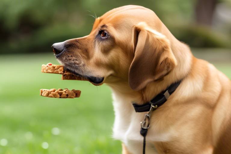 How to Teach Your Dog to Balance Treats on Their Nose